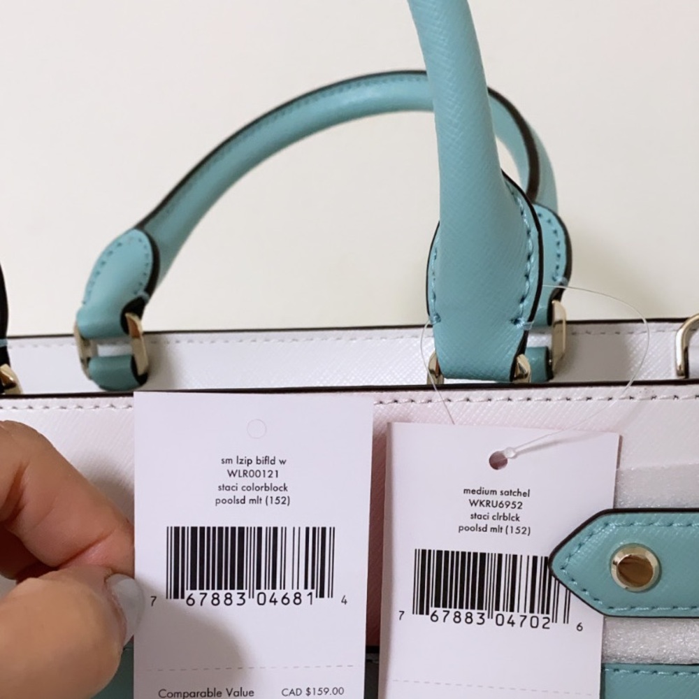 New💃Kate Spade Staci Medium Satchel And Wallet - Picture 9 of 9